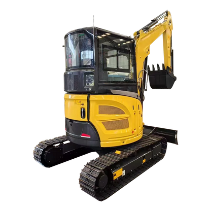 3.5 Ton Mini Backhoe Excavator – EPA Certified Crawler Digger, 25HP Strong Engine, Farm & Construction Machine