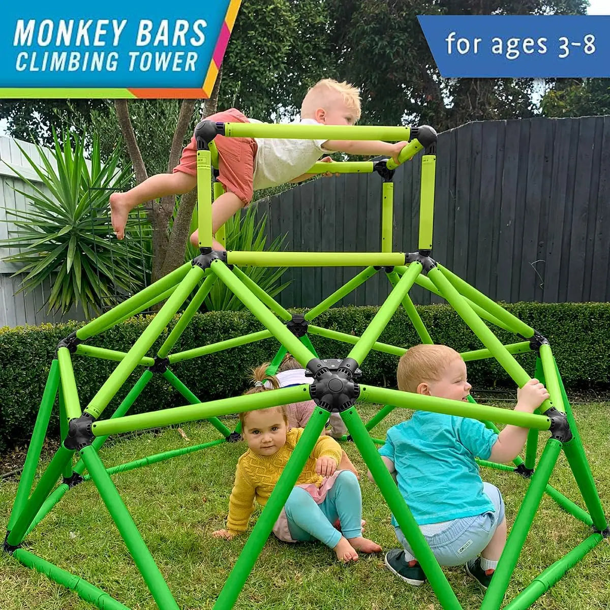 Climbing Dome - Sturdy & Portable Jungle Gym for Kids, Backyard Playset for Toddlers, Active Outdoor Fun