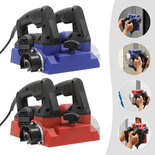 1300W Electric Wall Planer – High-Speed Putty & Paint Removal Machine with Toolbox