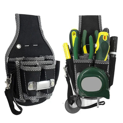 Multifunctional Tool Belt Pouch – Nylon Electrician Waist Bag for Screwdrivers & Kits
