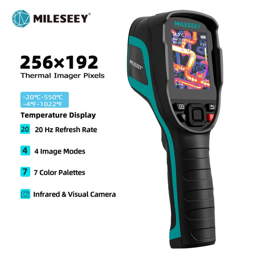 TR256E /B Thermal Imager 256X192 Thermal Imaging Camera Infrared Temperature Meter For Repair, PCB, Pipeline Detection
