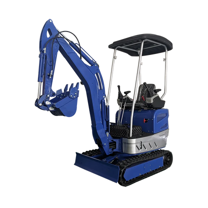 1.5 Ton Mini Excavator – Hydraulic Micro Digger, 16HP Engine, Euro 5/EPA Certified, Low Noise, Customizable for Home or Retail Use