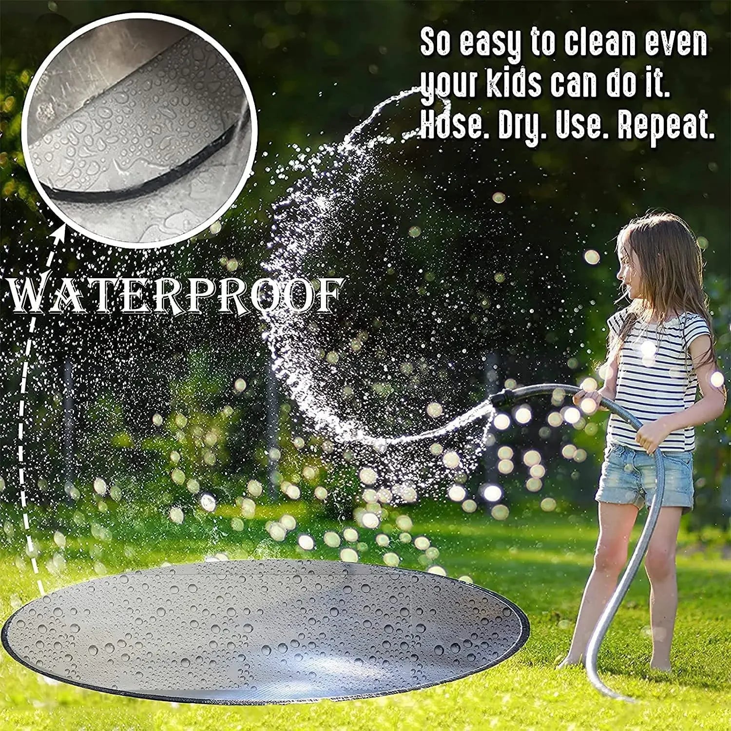 Grill Mat Fireproof Pad Flame Retardant Fiberglass Fire Blanket For Wood Burner Outdoor Picnic Barbecue Heat Insulation