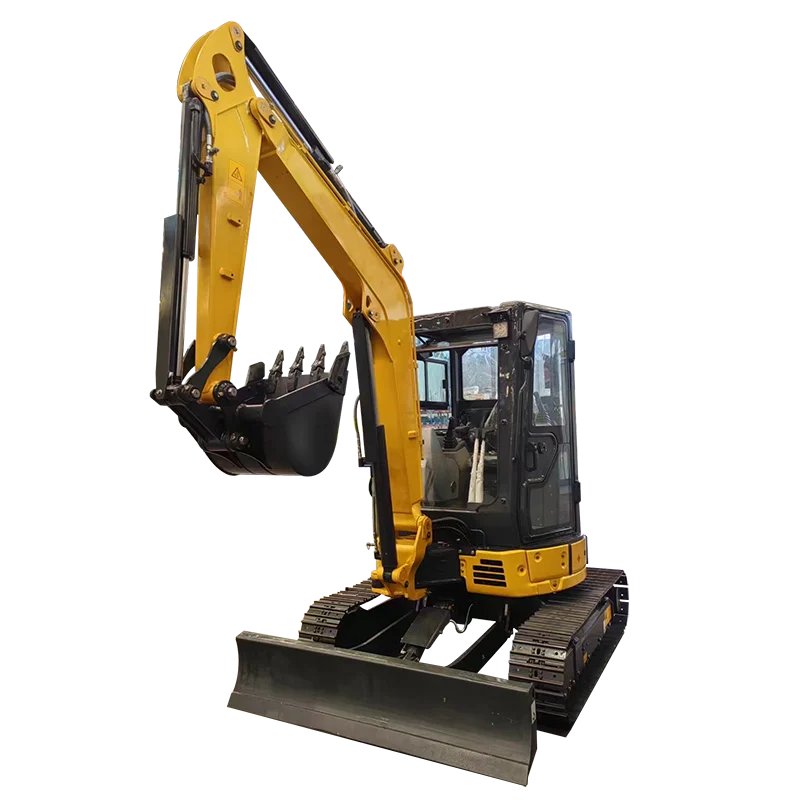 3.5 Ton Mini Backhoe Excavator – EPA Certified Crawler Digger, 25HP Strong Engine, Farm & Construction Machine