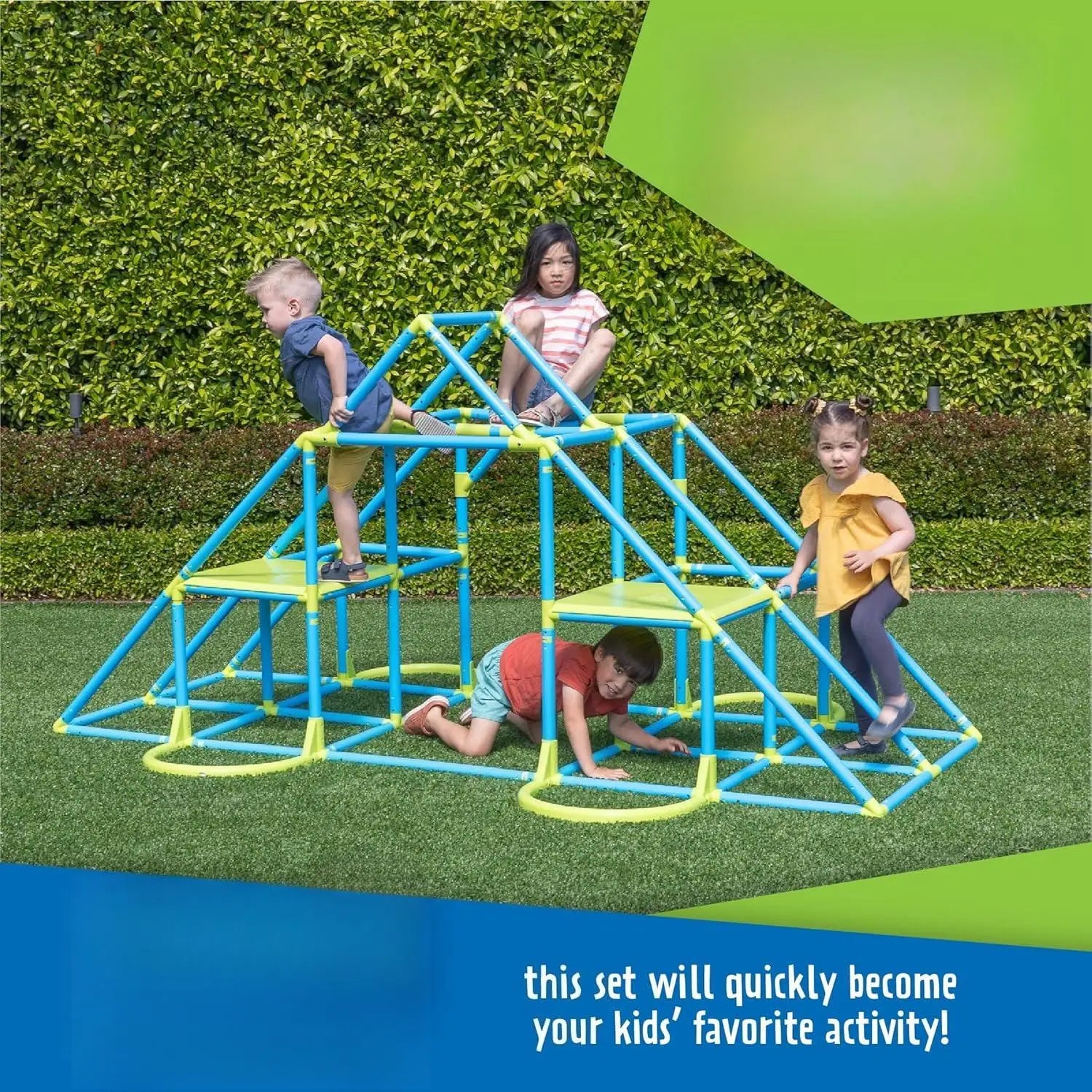 Climbing Dome - Sturdy & Portable Jungle Gym for Kids, Backyard Playset for Toddlers, Active Outdoor Fun