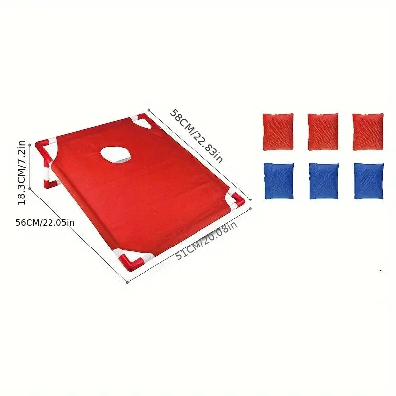Camping game, adult family outdoor courtyard throwing game, portable corn hole set, corn hole outdoor game set