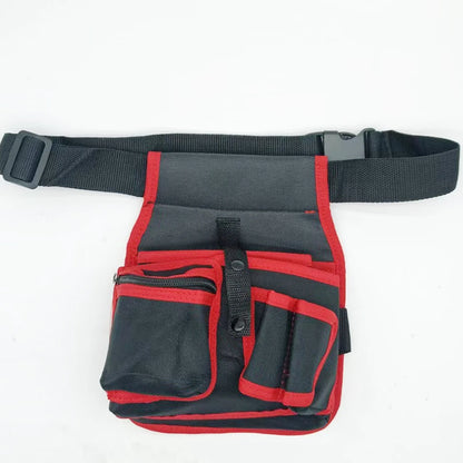 Heavy-Duty Electrician Tool Waist Bag – Multi-Purpose Nylon Maintenance Belt Pouch for Hardware & Repair