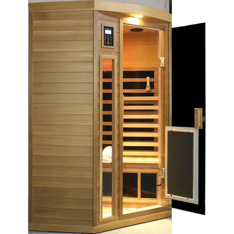 Two-Person Far-Infrared Cedar Indoor Pentagonal Sauna Room