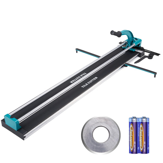 Manual Tile Cutter (8106C-8L) 48"  with Infrared Positioning 48-Inch– Heavy-Duty Porcelain & Ceramic Tile Cutter with Tungsten Carbide Blade