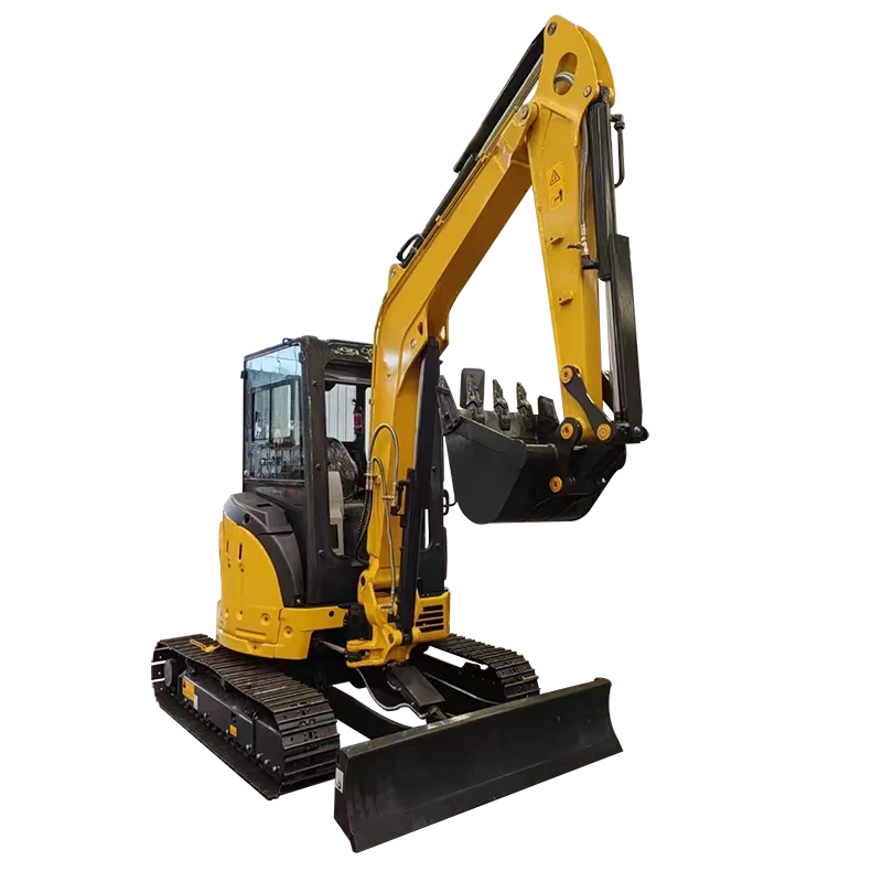 3.5 Ton Mini Backhoe Excavator – EPA Certified Crawler Digger, 25HP Strong Engine, Farm & Construction Machine