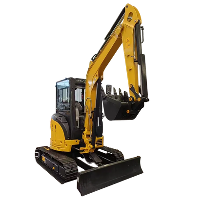 3.5 Ton Mini Backhoe Excavator – EPA Certified Crawler Digger, 25HP Strong Engine, Farm & Construction Machine