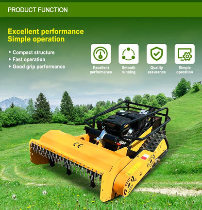 Flail Mower intelligent Remote Control for cutting width 1000mm