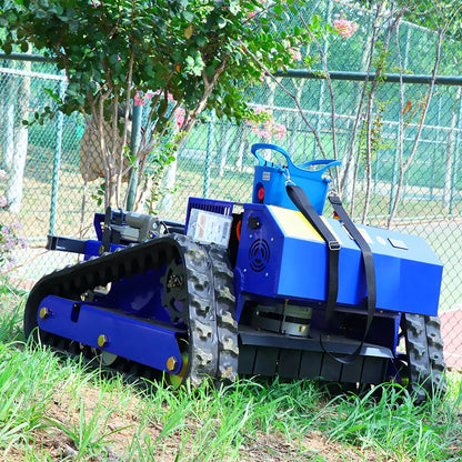 Multi-Function Small Garden Machinery with Core Engine-powered Farm Mower Remote Control Crawler Lawn Mower