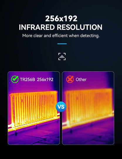 TR256E /B Thermal Imager 256X192 Thermal Imaging Camera Infrared Temperature Meter For Repair, PCB, Pipeline Detection