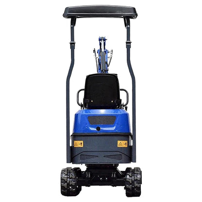 Mini Excavator 1 Ton – EPA Certified Small Digger, 13.5HP Farm & Home Use Crawler Excavator for Trenching & Dredging