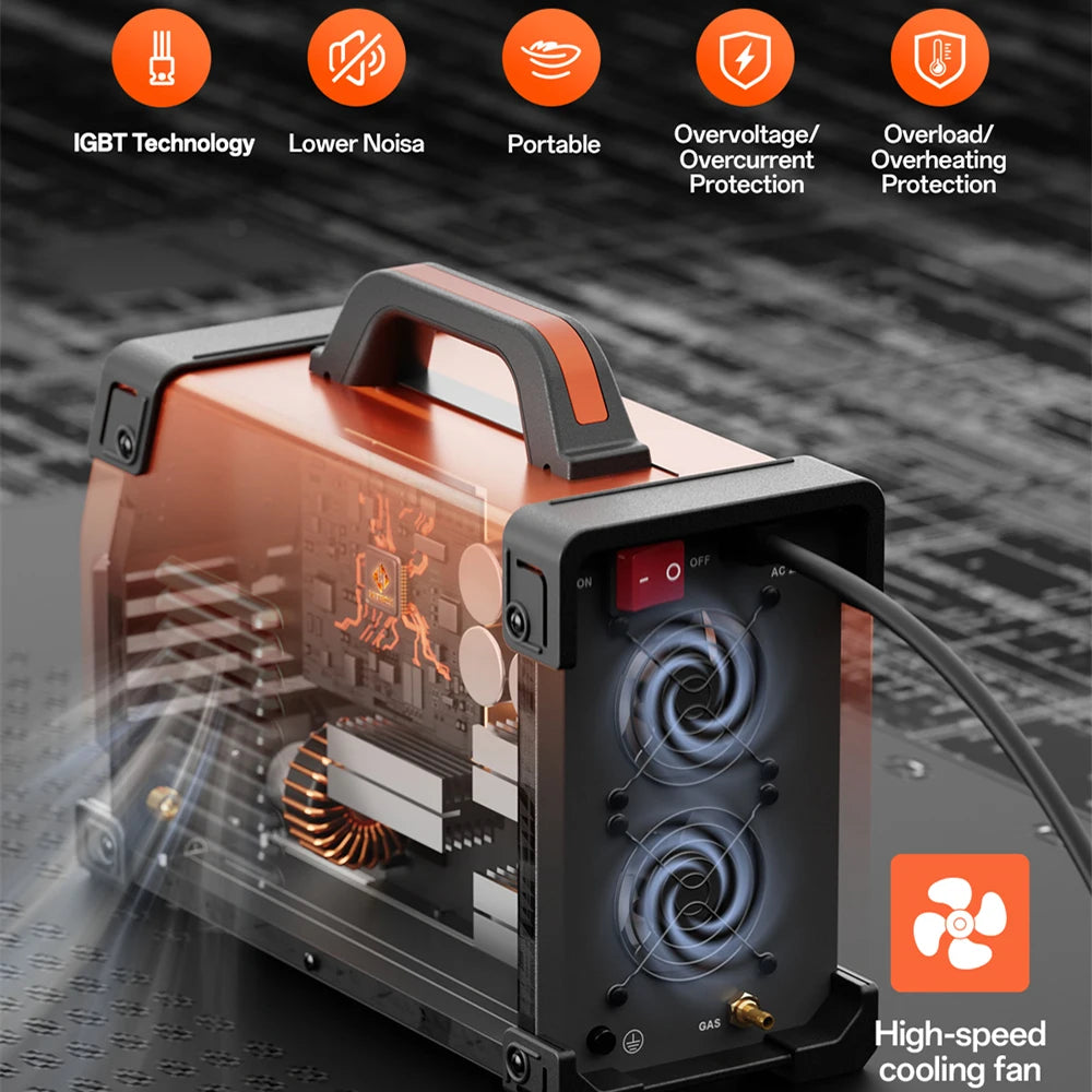 HITBOX HBT250P AC/DC TIG Welder – 200A Digital Pulse IGBT Inverter | Aluminium & Steel | MMA ARC Stick 220V