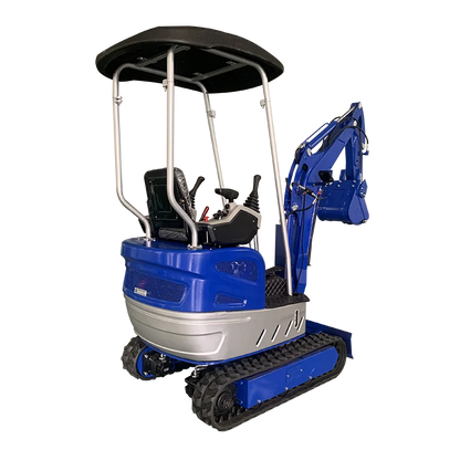 1.5 Ton Mini Excavator – Hydraulic Micro Digger, 16HP Engine, Euro 5/EPA Certified, Low Noise, Customizable for Home or Retail Use