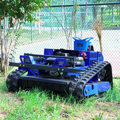 Multi-Function Small Garden Machinery with Core Engine-powered Farm Mower Remote Control Crawler Lawn Mower