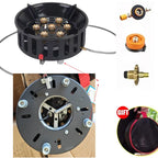 19800W 7-Core Camping Stove High-Power Gase Burner Windproof Stove Electronic ignition Outdoor Stoves Hiking Camping 2023