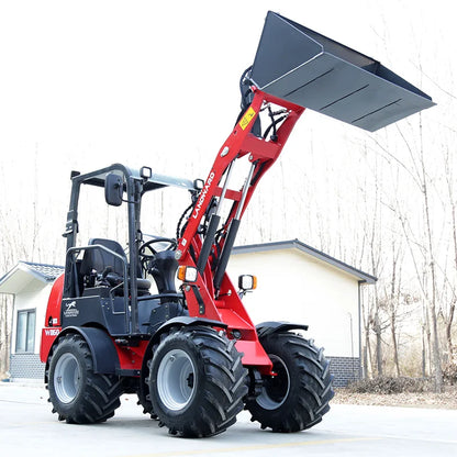 Mini loader with high efficiency and good maneuverability wheel loader  CE EPA Front End Type Wheel Mini Loader