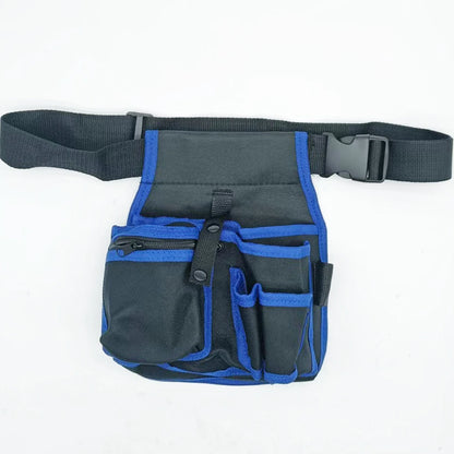 Heavy-Duty Electrician Tool Waist Bag – Multi-Purpose Nylon Maintenance Belt Pouch for Hardware & Repair