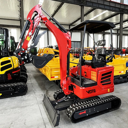 Mini Micro Excavator 1 Ton / 2 Ton – 1000kg EURO Standard Small Digger for Construction, Garden & Custom Home