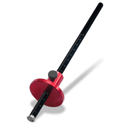 Dual Scale Wheel Marking Gauge – Precision Woodworking Scriber Tool with Inch & MM for Mortise and Parallel Line Marking