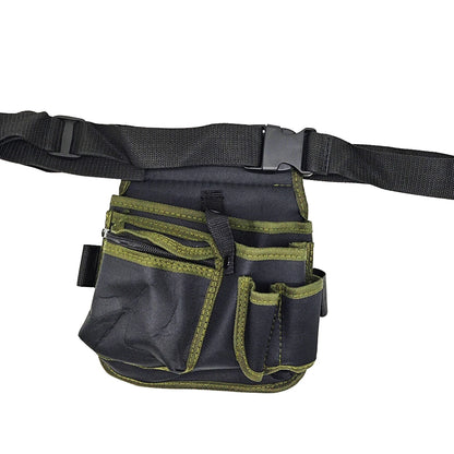 Heavy-Duty Electrician Tool Waist Bag – Multi-Purpose Nylon Maintenance Belt Pouch for Hardware & Repair