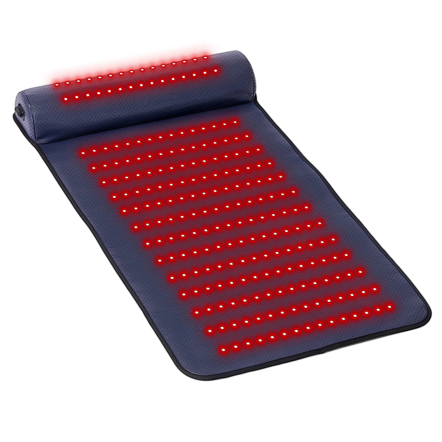 Red Light Therapy Mat with Far Infrared Heat 3D Neck Support Professional Pain Relief Massage Mat for Home Spa Use Muscle Relax