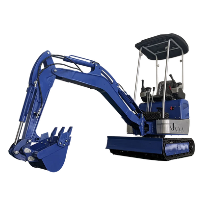 1.5 Ton Mini Excavator – Hydraulic Micro Digger, 16HP Engine, Euro 5/EPA Certified, Low Noise, Customizable for Home or Retail Use