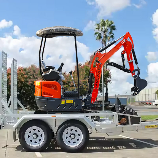 2 Ton Hydraulic Mini Excavator – 1.6T/1T Diesel Trench Digger for Home, Farm & Orchard Use