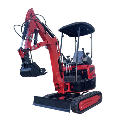 1.5 Ton Mini Excavator – Hydraulic Micro Digger, 16HP Engine, Euro 5/EPA Certified, Low Noise, Customizable for Home or Retail Use