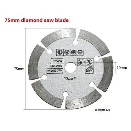 7PCS 3-Inch Cutting & Flap Disc Set – 75mm Angle Grinder Wheels for Metal, Wood, Tile, Stone, Polishing & Grinding