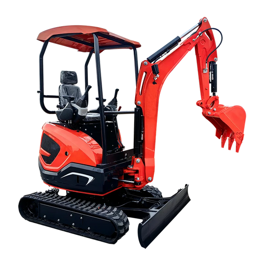 Mini Excavator with Kubota Engine – EPA/Euro 5 Compliant, Tracked, 18HP