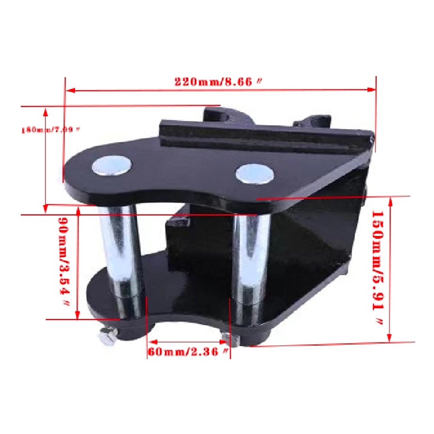 Mini Excavator Mechanical Quick Hitch Coupler for 1–3 Ton Diggers – Easy Attachment Change
