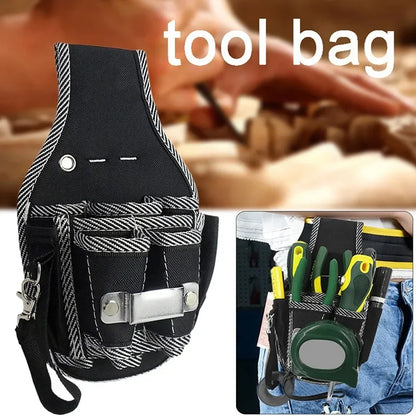 Multifunctional Tool Belt Pouch – Nylon Electrician Waist Bag for Screwdrivers & Kits