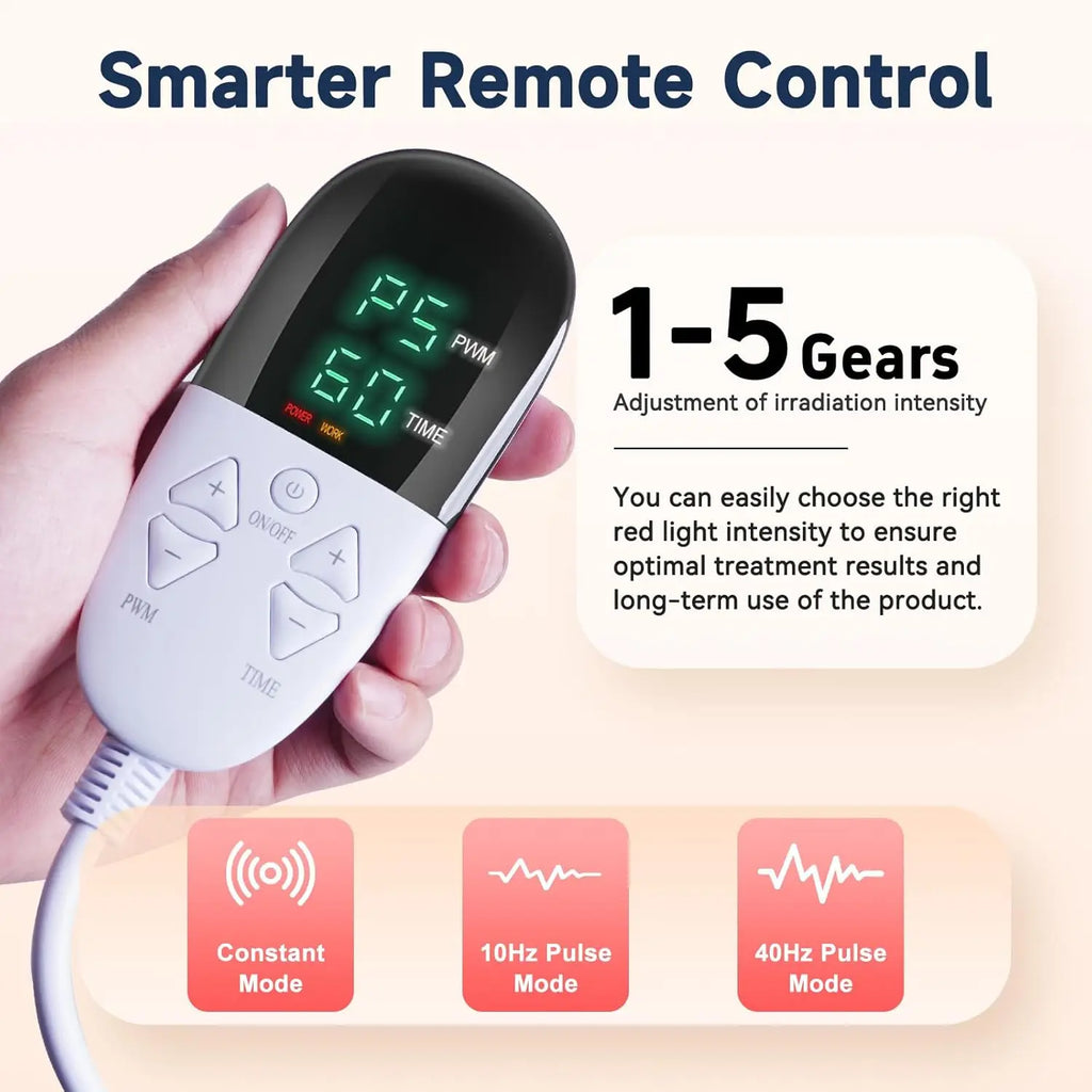 Red Light Therapy Mat with Ergonomic Neck Support & Far Infrared Heating - Full Body Pain Relief for Home & Clinical Use - 675