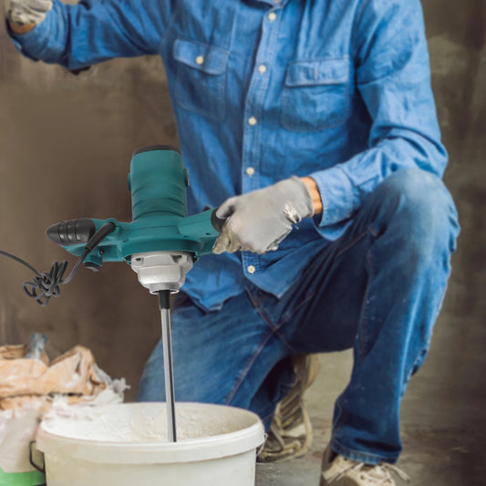2100W 6-Speed Handheld Cement & Mortar Mixer – High-Efficiency Concrete Stirring Tool