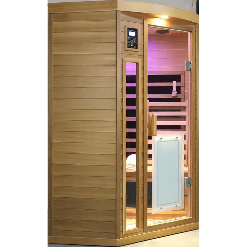 Two-Person Far-Infrared Cedar Indoor Pentagonal Sauna Room