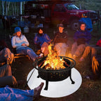 Grill Mat Fireproof Pad Flame Retardant Fiberglass Fire Blanket For Wood Burner Outdoor Picnic Barbecue Heat Insulation