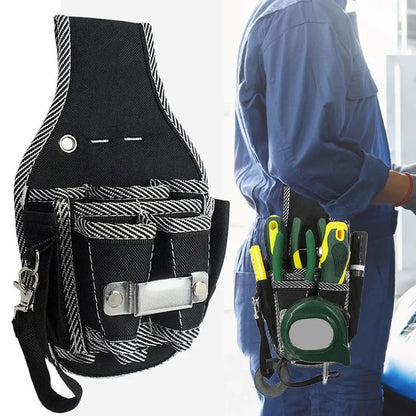 Multifunctional Tool Belt Pouch – Nylon Electrician Waist Bag for Screwdrivers & Kits