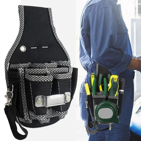 Multifunctional Tool Belt Pouch – Nylon Electrician Waist Bag for Screwdrivers & Kits