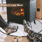 Grill Mat Fireproof Pad Flame Retardant Fiberglass Fire Blanket For Wood Burner Outdoor Picnic Barbecue Heat Insulation