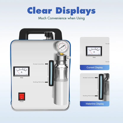 220V Hydrogen Oxygen Flame Polisher – H160/H180 75L/95L Acrylic Water Welder with Flame Gun