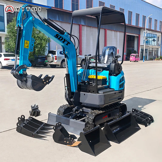 1.2 Ton Mini Excavator with EPA Euro 5 Engine | Small Orchard Digger | Customizable Color & Features | Factory Price