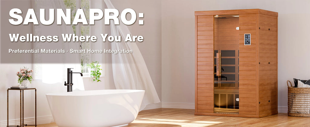 Polar Aurora 2 Person Indoor Sauna Spectrum Infrared Sauna Easy to Install w/ BT and WiFi Control 5 Heater Panels, Home and Gym