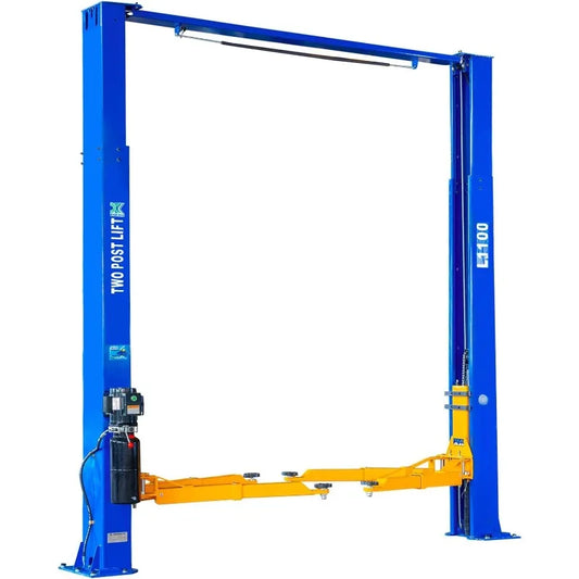 L1100 Auto Lifts 10000lbs Car Lift 220V 2 Post Auto Truck Clear Floor Hoist with 36 Months Part Replacement