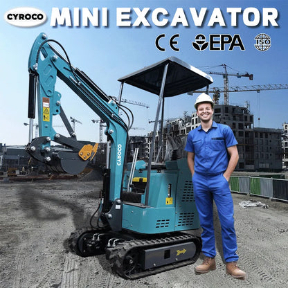 Mini Excavator 1 Ton 1.2 Ton Kubota Engine 1.5 Ton 1.8 Ton Crawler Excavator EURO 5 EPA Engine Excavator