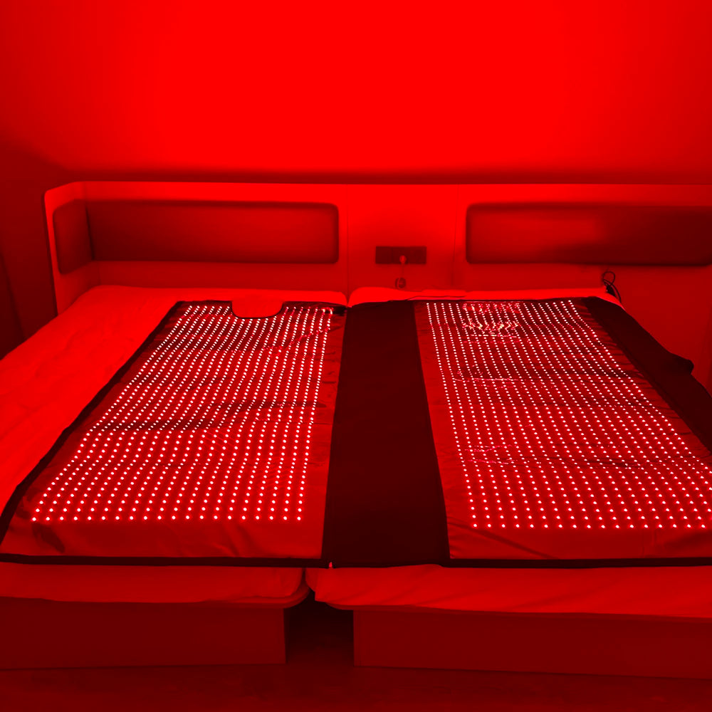 71" Red Light Sleeping Bag Full Body Relax Led Red Light Blanket Whole Body Led Infrared Sleeping Bag Red Light Mat for Home Use