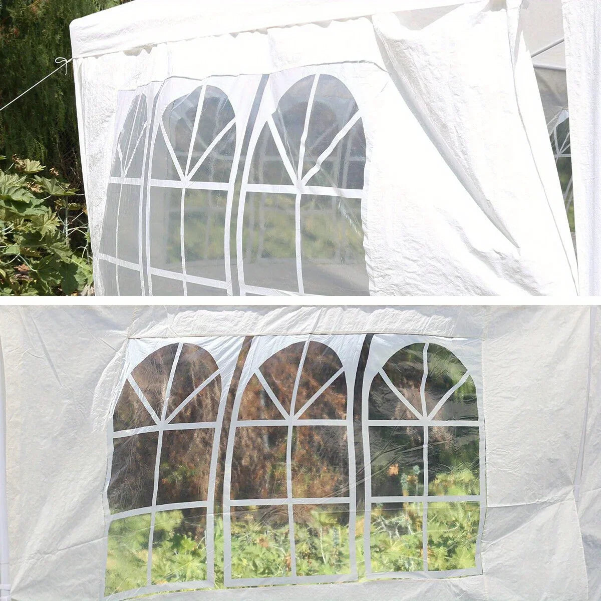 10'x30' Outdoor Canopy Gazebo Patio Wedding Tent Party Pavilion 5-Windows